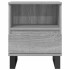 Mesita de noche madera de ingeniería gris Sonoma 40x35x50