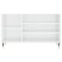 Mueble zapatero madera contrachapada blanco brillo 102x36x60
