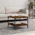 Mesa de centro madera de ingeniería roble ahumado 55x55x40