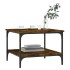 Mesa de centro madera de ingeniería roble ahumado 55x55x40