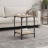 Mesa de centro madera de ingeniería roble Sonoma 40x40x55