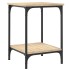 Mesa de centro madera de ingeniería roble Sonoma 40x40x55