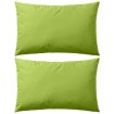 Cojines para exteriores 2 unidades 60x40 cm verde manzana