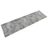 Alfombra de cocina lavable terciopelo aspecto hormigón