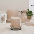 Soportes con ruedas 2 uds madera de ingeniería