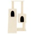 Rascador para gatos con postes de sisal color crema 82