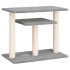 Postes rascadores para gatos con plataformas gris claro 62,5