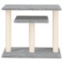 Postes rascadores para gatos con plataformas gris claro 62,5