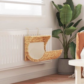 Cama para gato con cojín de jacinto de agua 37x20x20