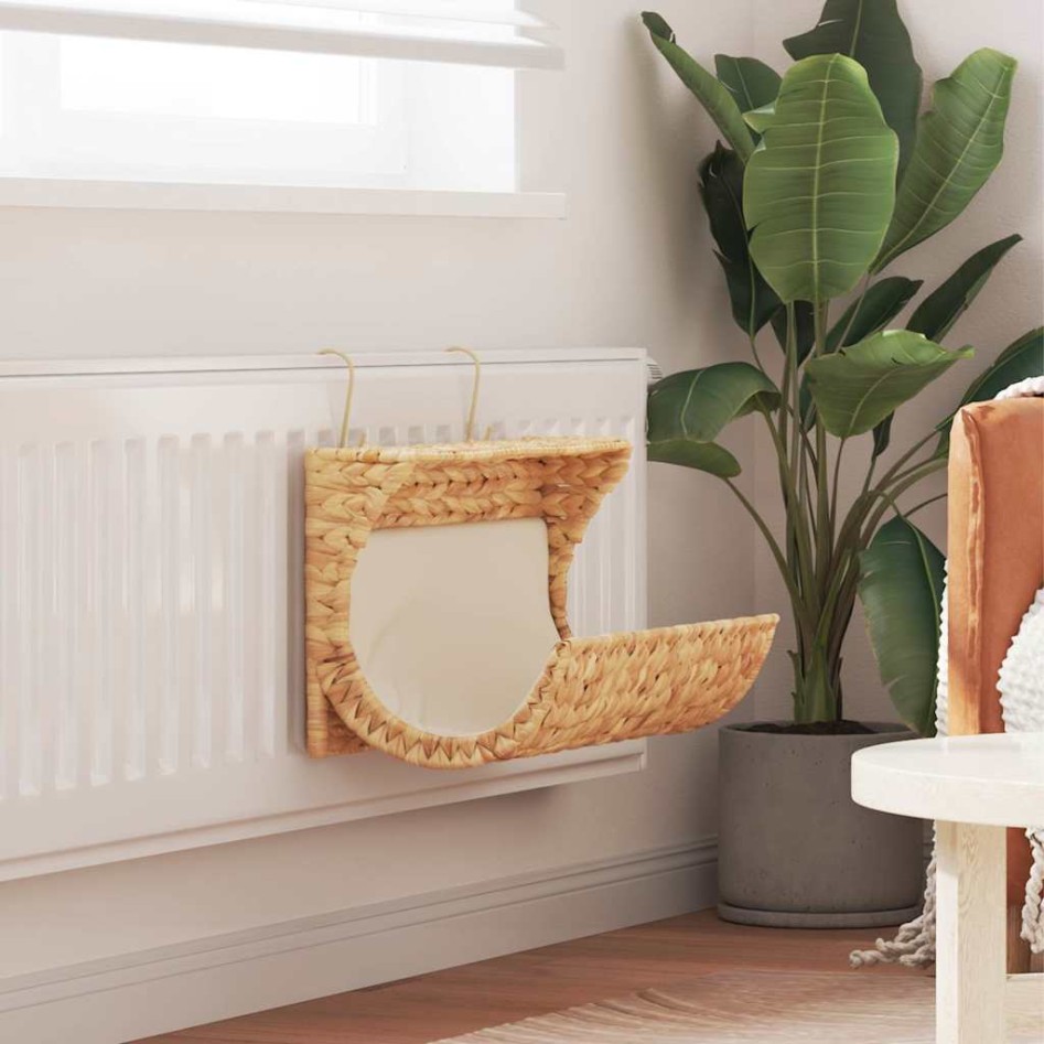 Cama para gato con cojín de jacinto de agua 37x20x20