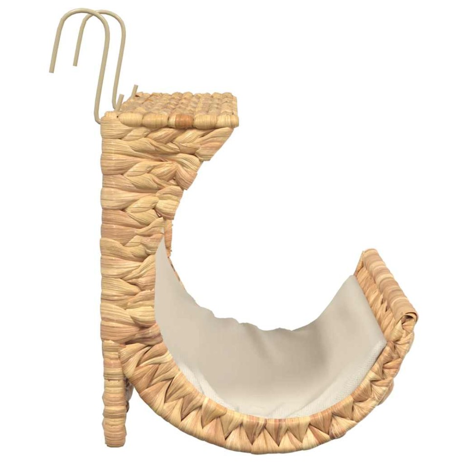 Cama para gato con cojín de jacinto de agua 37x20x20