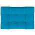 Cojín para sofá de palets de tela azul 120x80x12