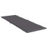 Cojín de tumbona de tela Oxford gris antracita 186x58x3