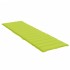 Cojín de tumbona de tela Oxford verde claro 200x70x3