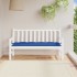 Cojín de banco de jardín tela Oxford azul 150x50x7