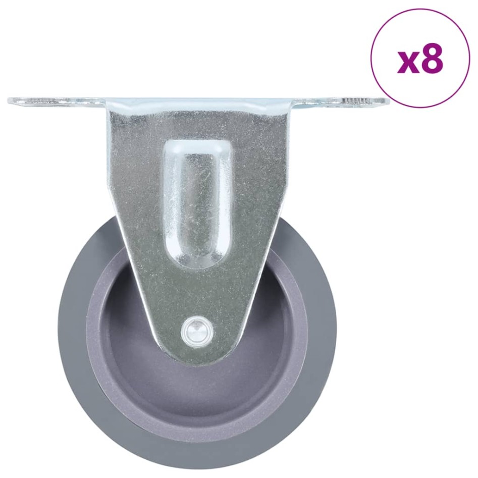 Ruedas fijas 8 unidades 75