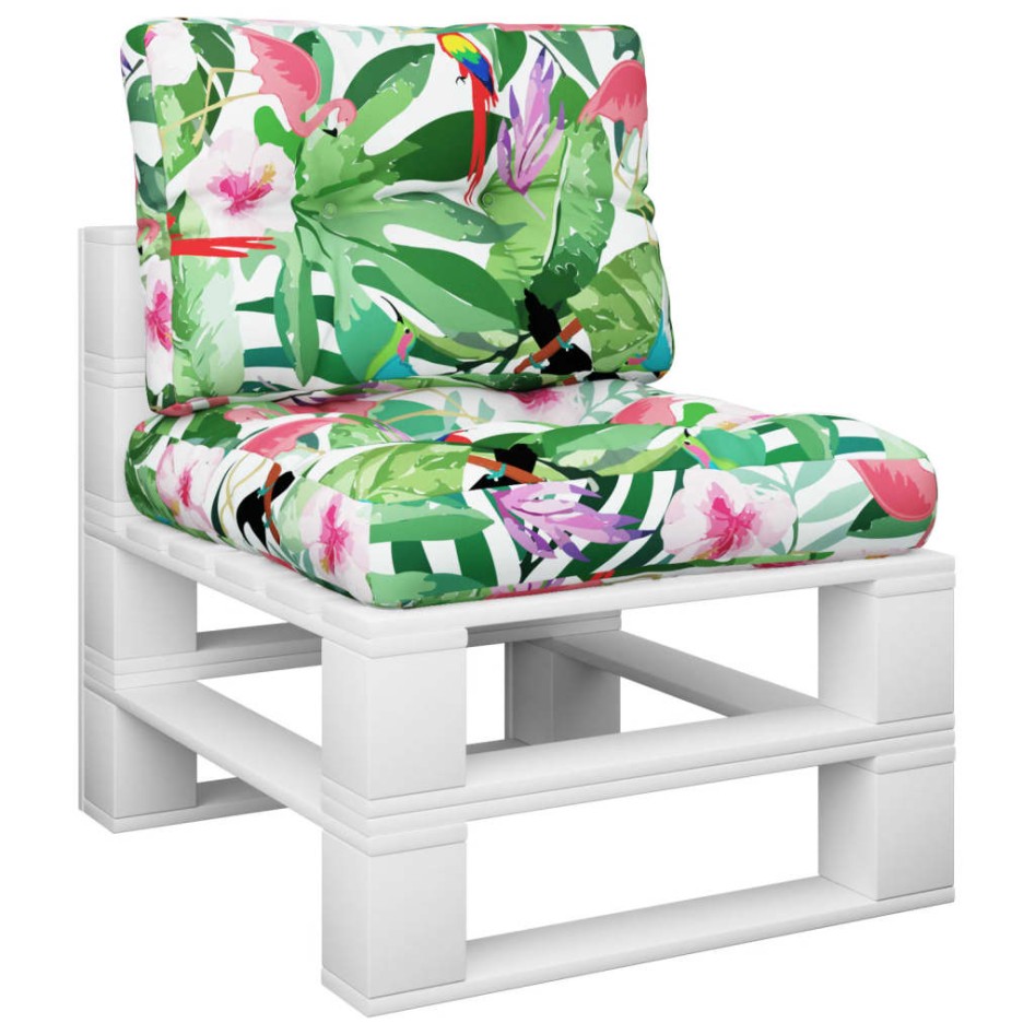 Cojines para sofá de palets 2 piezas tela