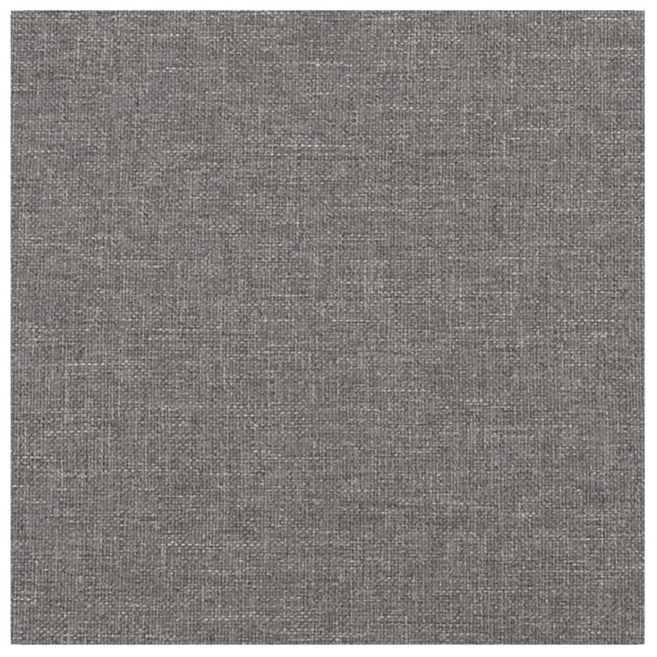 Paneles de pared 12 uds tela gris claro 30x30 cm 1,08