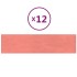 Paneles de pared 12 uds terciopelo rosa 60x15 cm 1,08