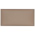 Paneles de pared 12 uds cuero PE capuchino 30x15 cm 0,54