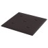 Paneles de pared 12 uds cuero sintético negro 30x30 cm 1,08