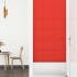 Paneles de pared 12 uds cuero sintético rojo 30x30 cm 1,08