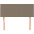 Cabecero de tela gris taupe 80x5x78/88