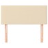 Cabecero de tela color crema 90x5x78/88
