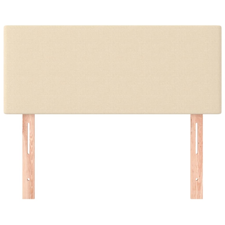 Cabecero de tela color crema 90x5x78/88