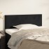 Cabecero de terciopelo negro 80x5x78/88