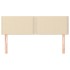 Cabeceros 2 unidades tela color crema 72x5x78/88
