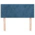 Cabecero de terciopelo azul 100x5x78/88