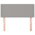 Cabecero de tela gris claro 90x5x78/88