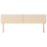 Cabeceros 2 unidades de tela color crema 90x5x78/88