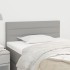 Cabecero de tela gris claro 80x5x78/88