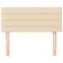 Cabecero de tela color crema 100x5x78/88