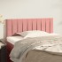 Cabecero de terciopelo rosa 90x5x78/88