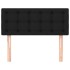Cabecero de tela negro 90x5x78/88