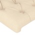 Cabecero de tela color crema 90x7x78/88