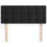 Cabecero de terciopelo negro 90x5x78/88
