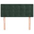 Cabecero de terciopelo verde oscuro 80x5x78/88