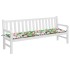 Cojín para banco de jardín tela multicolor 200x50x7