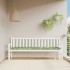 Cojín para banco de jardín tela estampado de hojas 200x50x7