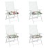 Cojines para silla 4 uds tela Oxford multicolor 50x50x7