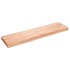 Estante pared madera roble tratada marrón claro 120x30x(2-6)