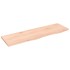 Encimera de baño madera maciza sin tratar 100x30x2