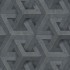DUTCH WALLCOVERINGS Papel pintado Onyx gris antracita y