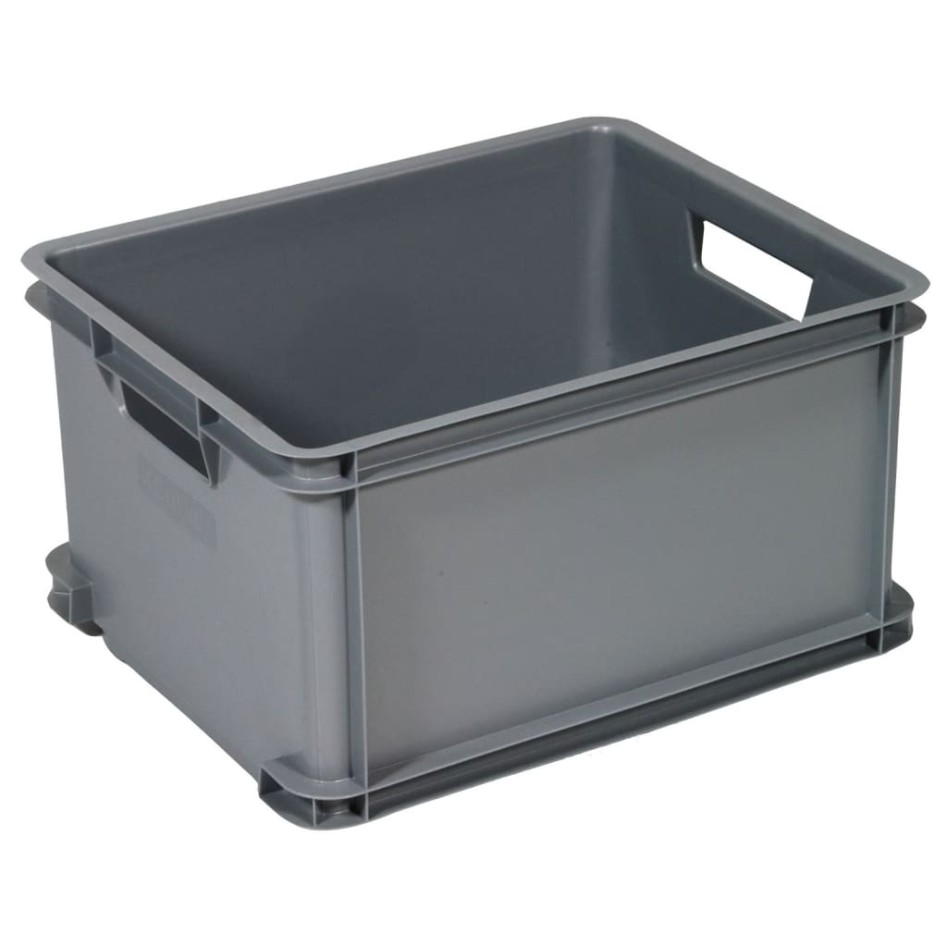 Curver Caja de almacenaje Unibox gris L 30
