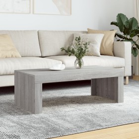 Mesa de centro madera de ingeniería gris Sonoma 102x50x36