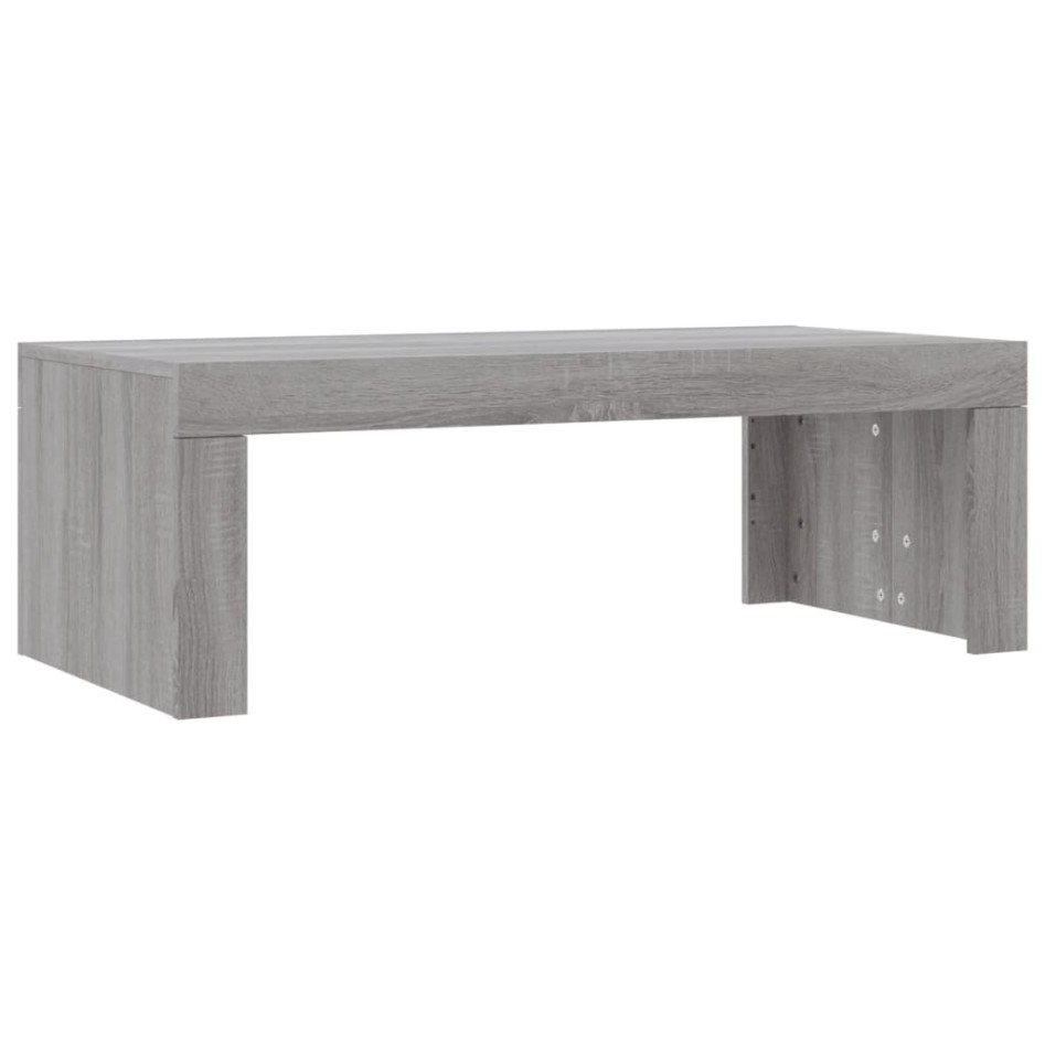 Mesa de centro madera de ingeniería gris Sonoma 102x50x36